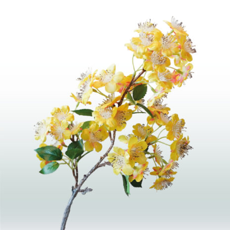 Bloesemtak Perzik 58cm - Geel