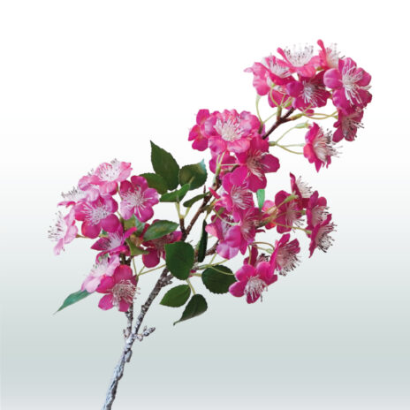 Bloesemtak Perzik 58cm - Paars (licht)