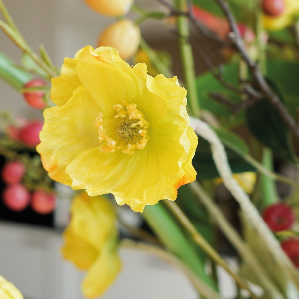 zijdenboeket summer vibes detailfoto